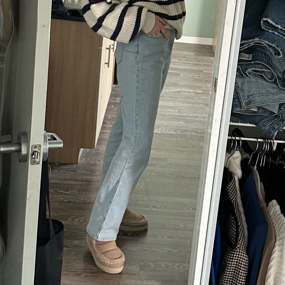 Light Wash Bootcut Jeans